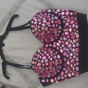Bustier with gems